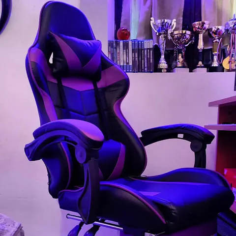 Limited Edition Purple Gaming Chair Comfy Gamer Chairs