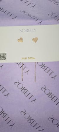 Cercei Aur 14k Fir Inima