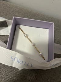 Bratara Placata cu Aur 14k cu Perle