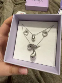 Inel Argint Placat cu Aur Roz Marquise Eternity