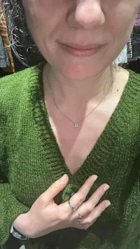 Lant Argint Initiala B