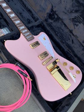 SORRY Straight to Right Angle Guitar / Instrument Cable - Hot Pink