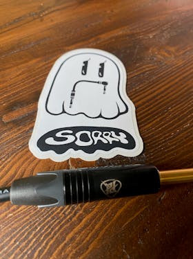 SORRY Straight to Straight Guitar / Instrument Cable - Standard Black