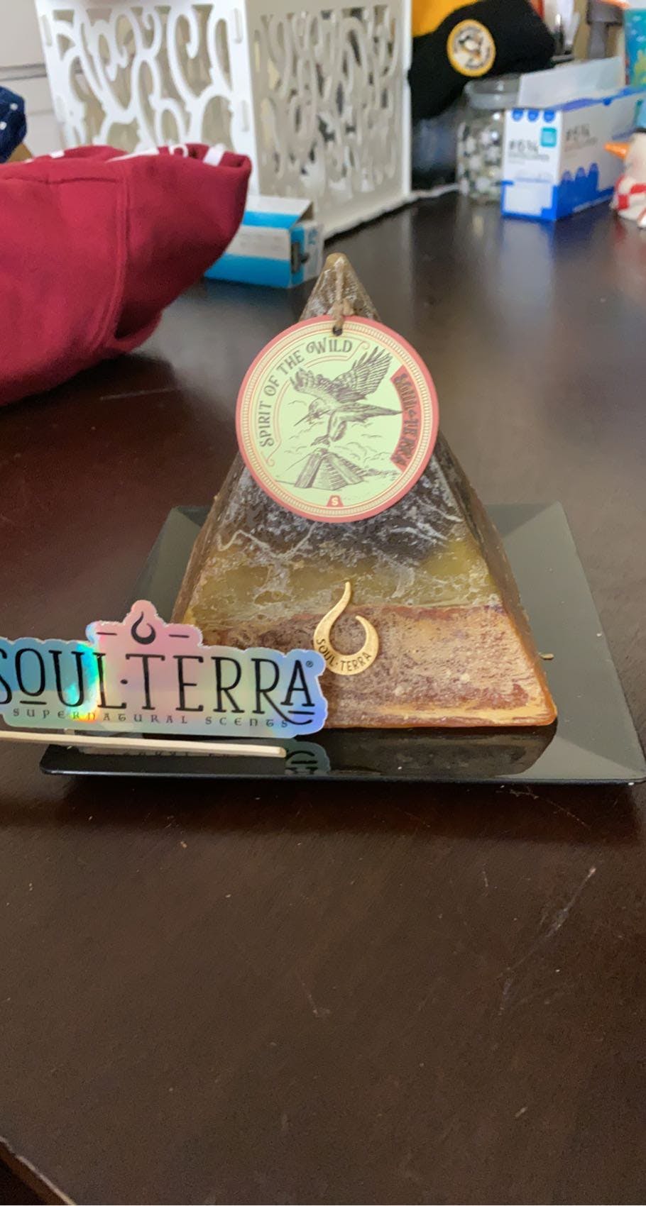 THE ARCHER Sagittarius Crystal Pyramid Candle SOUL/\TERRA