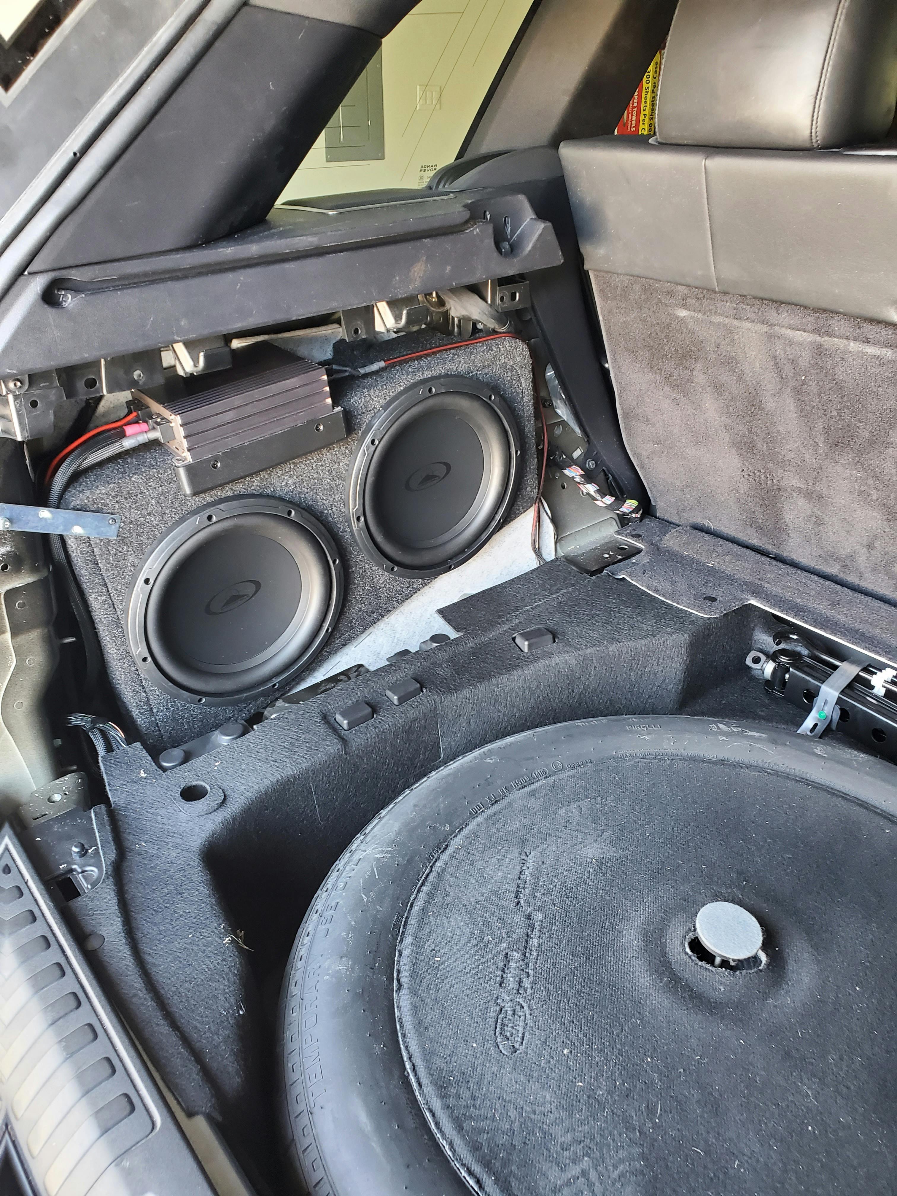 range rover sport subwoofer upgrade