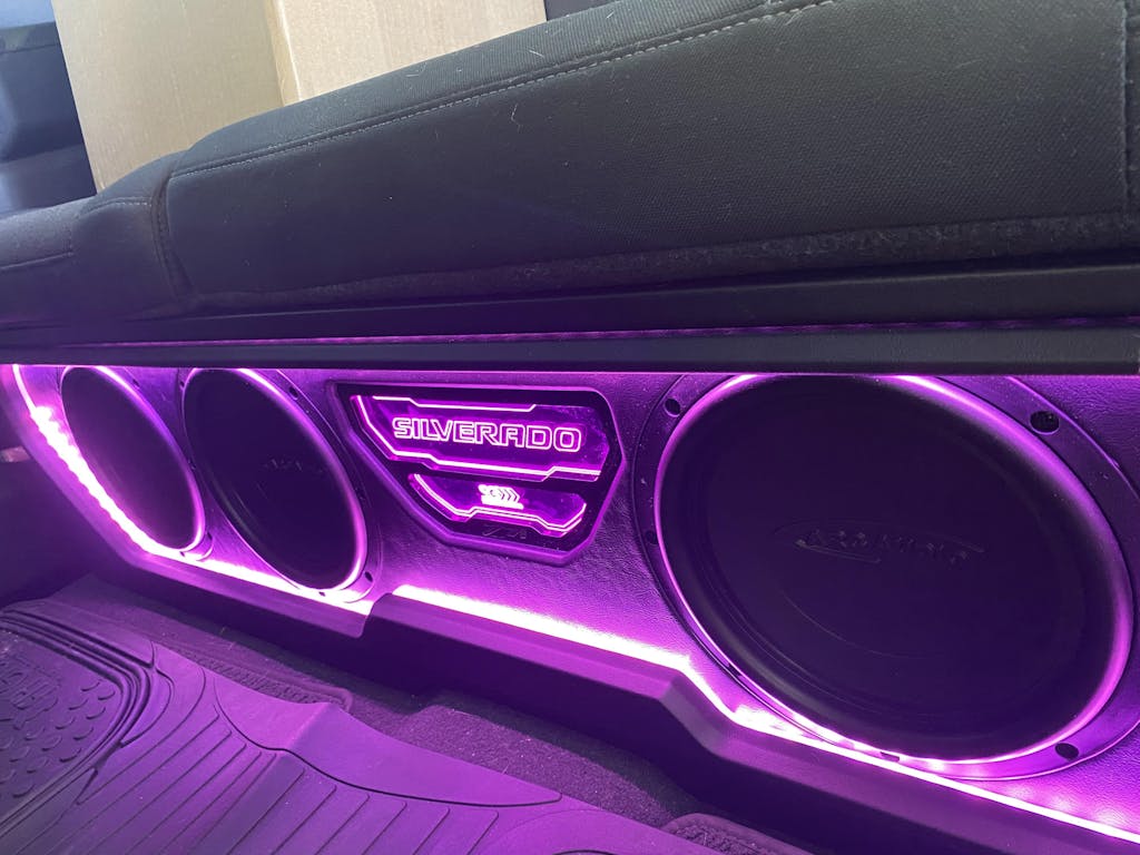 Custom Level 5 Front Firing Subwoofer Enclosure for the 20192024 GMC