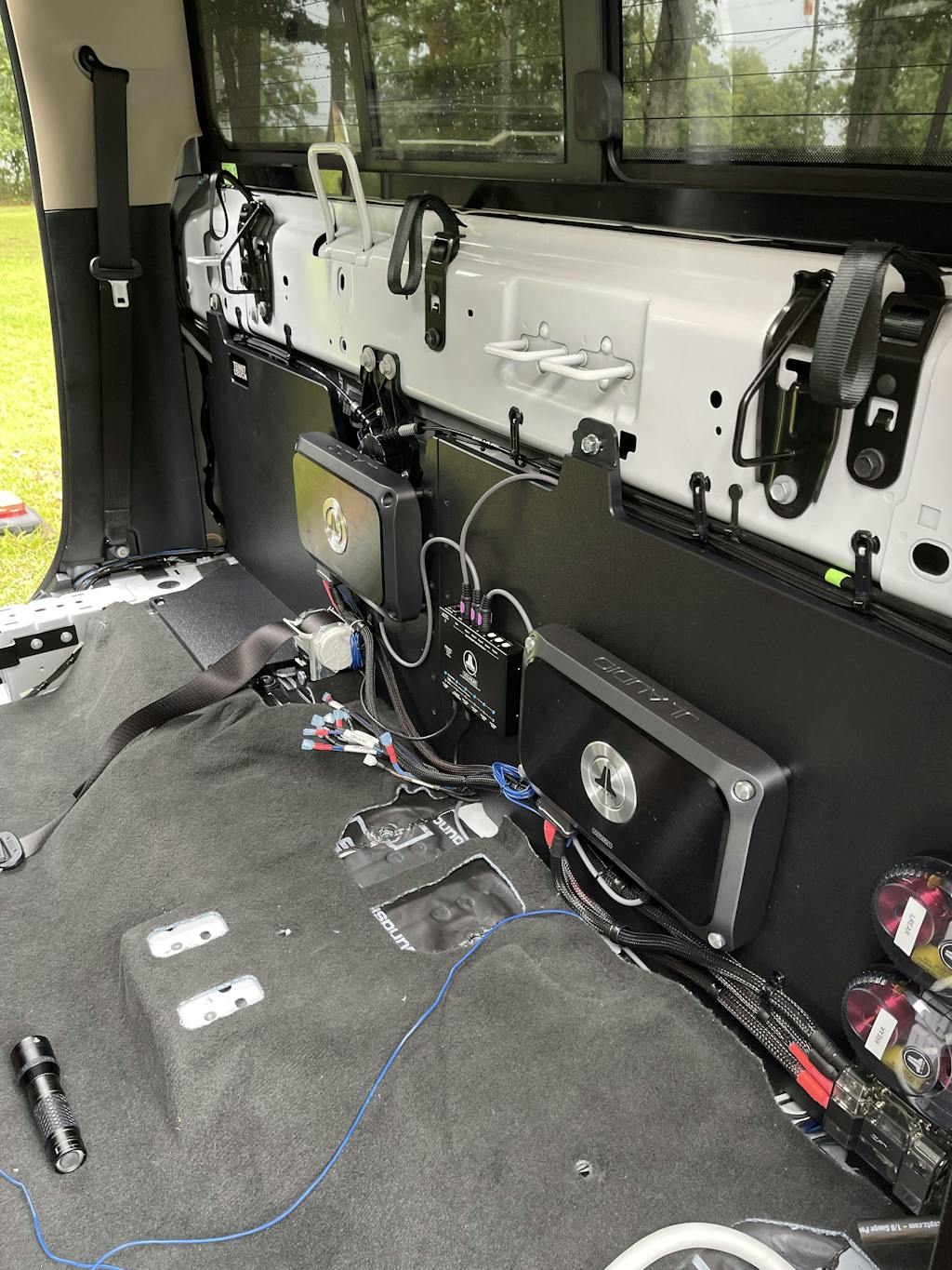 2019-2025 Dodge Ram Crew Cab Custom Made Amplifier Rack/Plate/Board ...