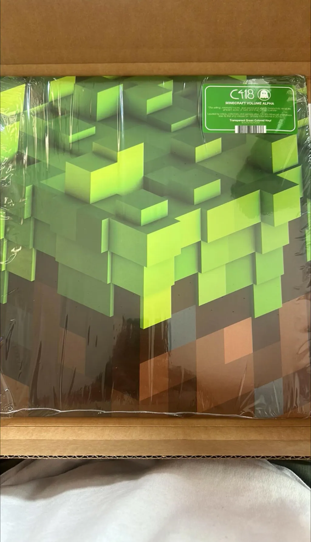 C418 - Minecraft Volume Alpha (Transparent Green Vinyl LP