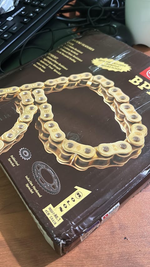 Brass Chain Sprocket Kit for Triumph Speed 400 / Scrambler 400 - KIT HXRC 452NF