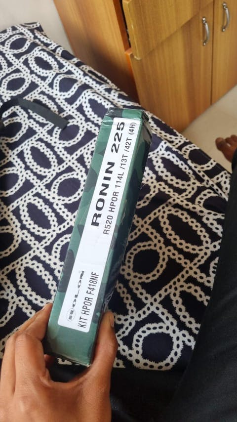 Noise Free Chain Sprocket Kit for TVS Ronin 225 - HPOR F418 NF