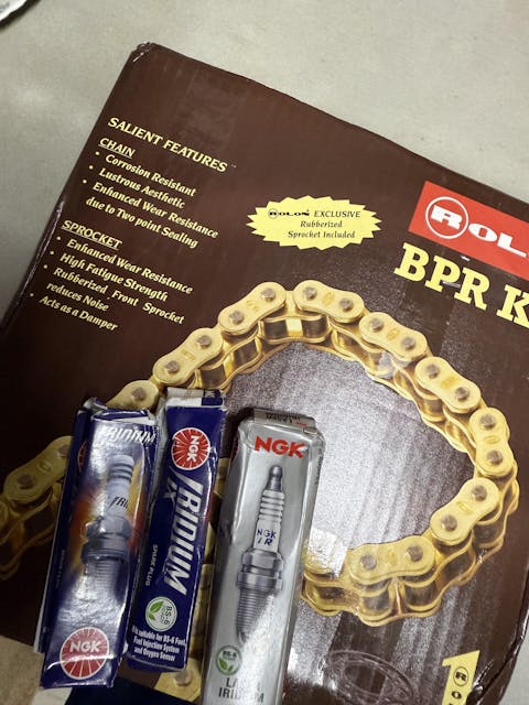 Brass Chain kit for Bajaj PULSAR 200 NS NEW - KIT HPORC 241