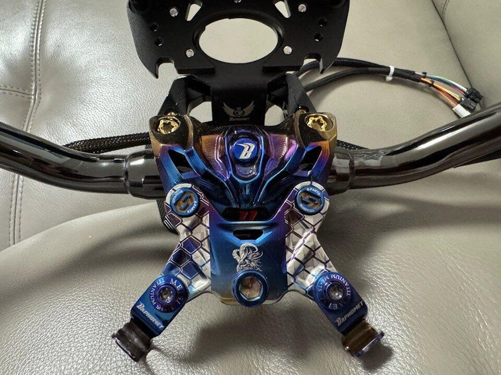 M6 Titanium Full Thread Bolts (8-30mm) for Motorcycles, Bicycles, and E-Bikes