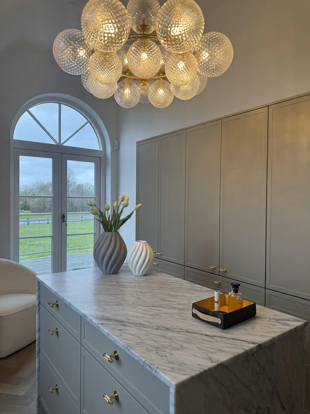 Flora Vase - Grå | Stor