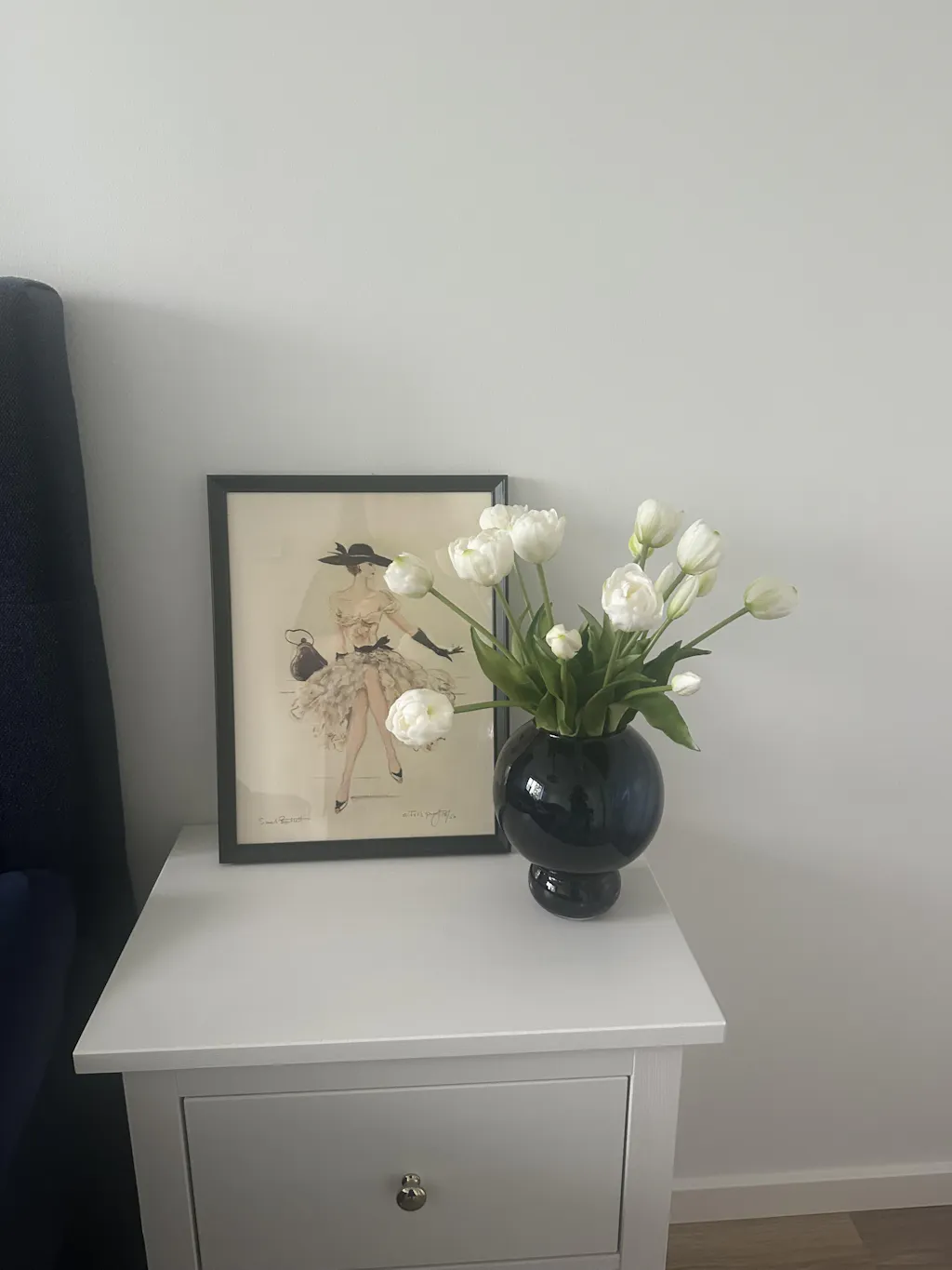 Meadow Swirl Vase - Blå | Lille