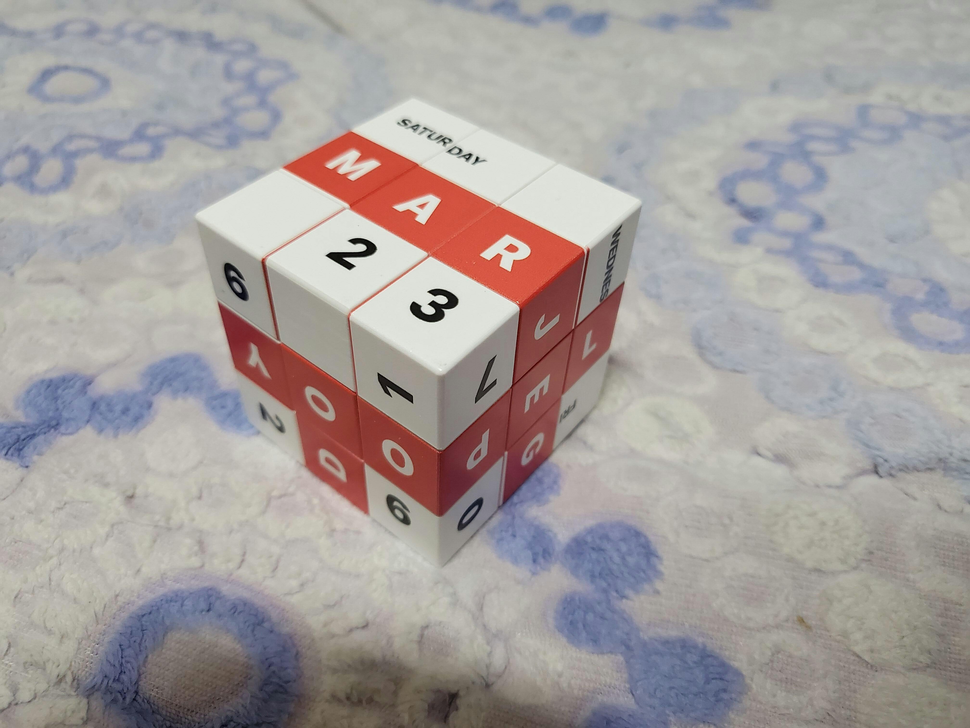 Calendar Cube 3x3 3x3 Speed Cubes SpeedCubeShop