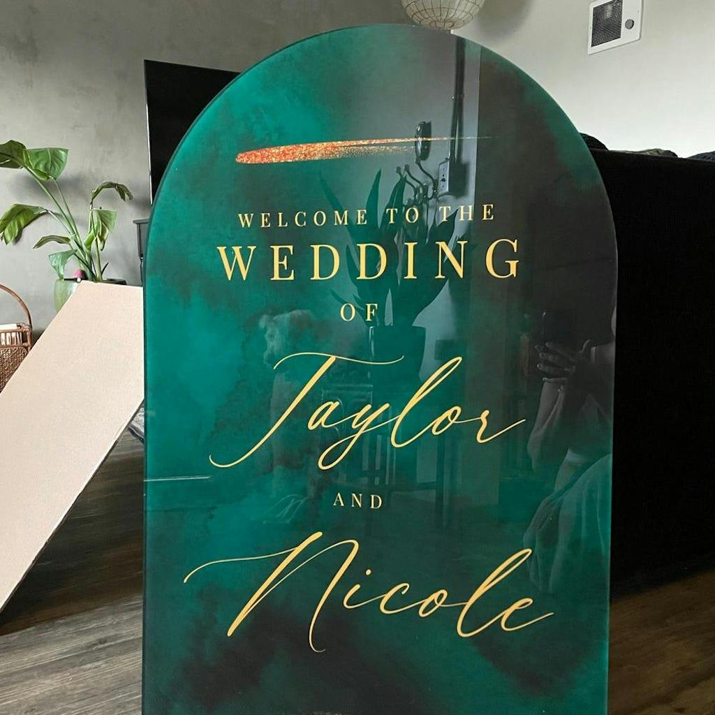 Personalized Wedding Sign