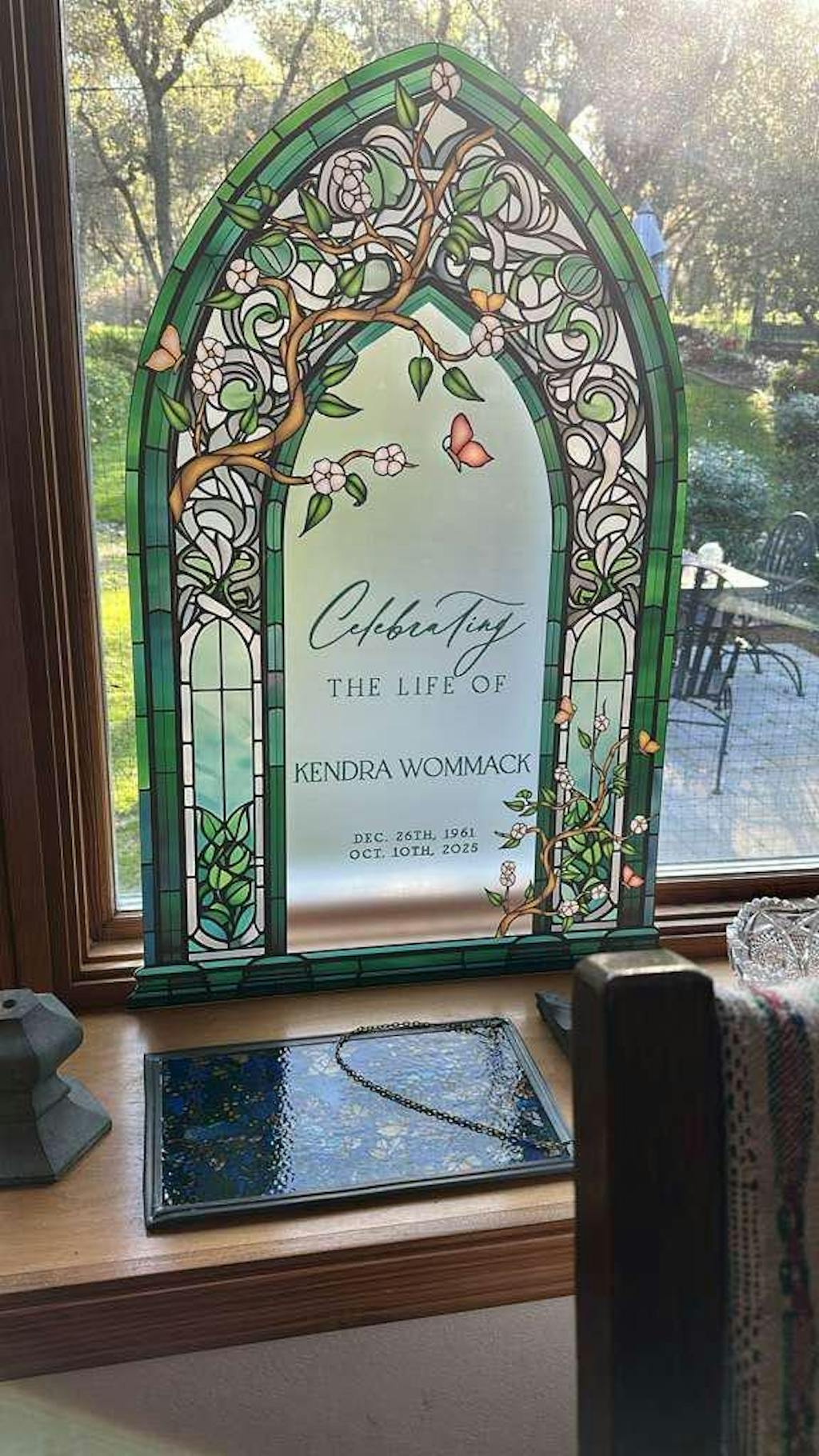 Wedding Welcome Sign - Stained Glass