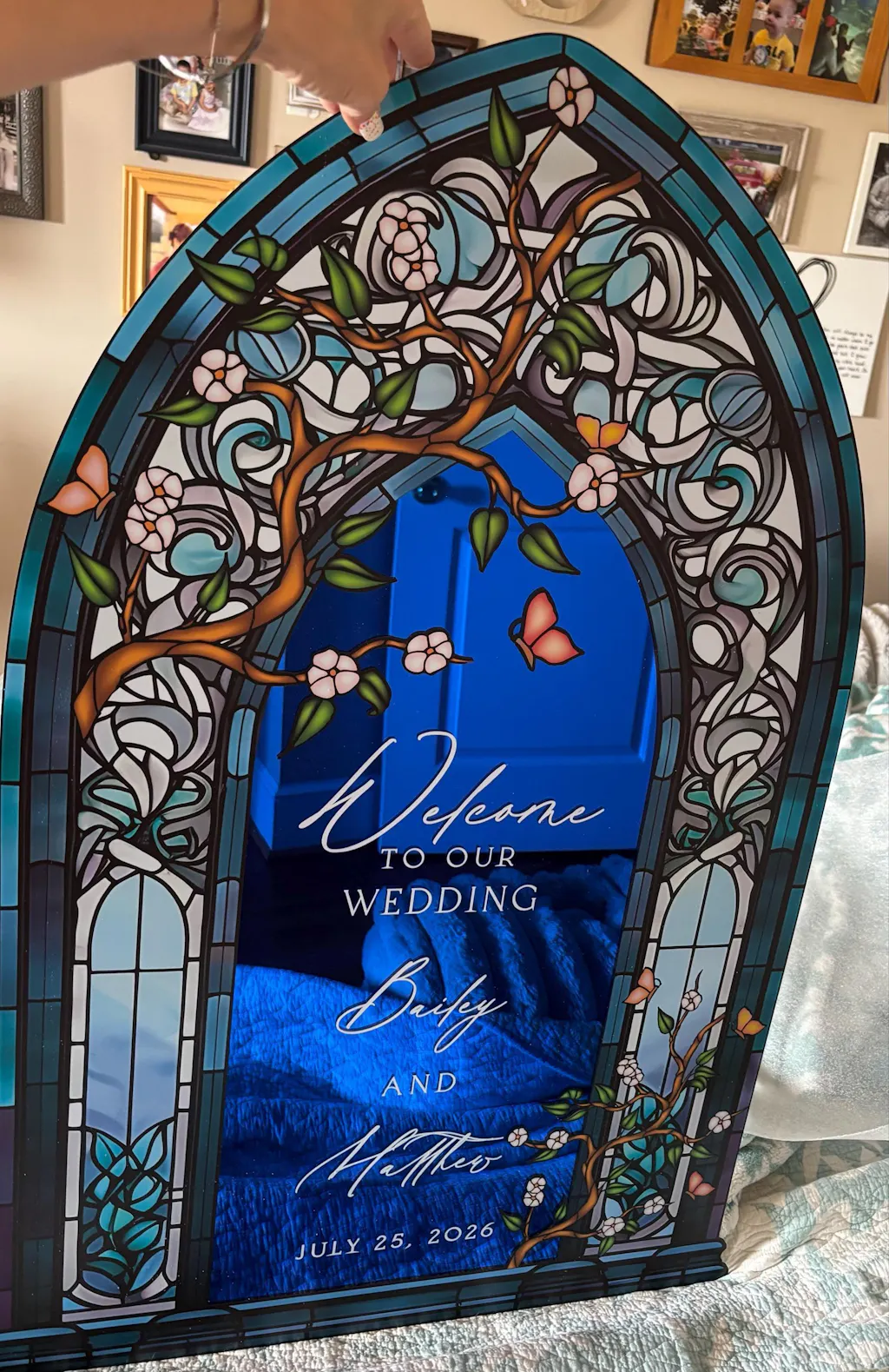 Personalized Wedding Photo Booth Frame