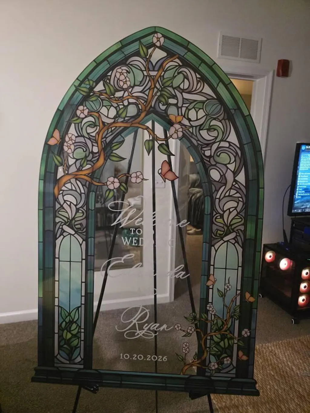 Personalized Wedding Photo Booth Frame