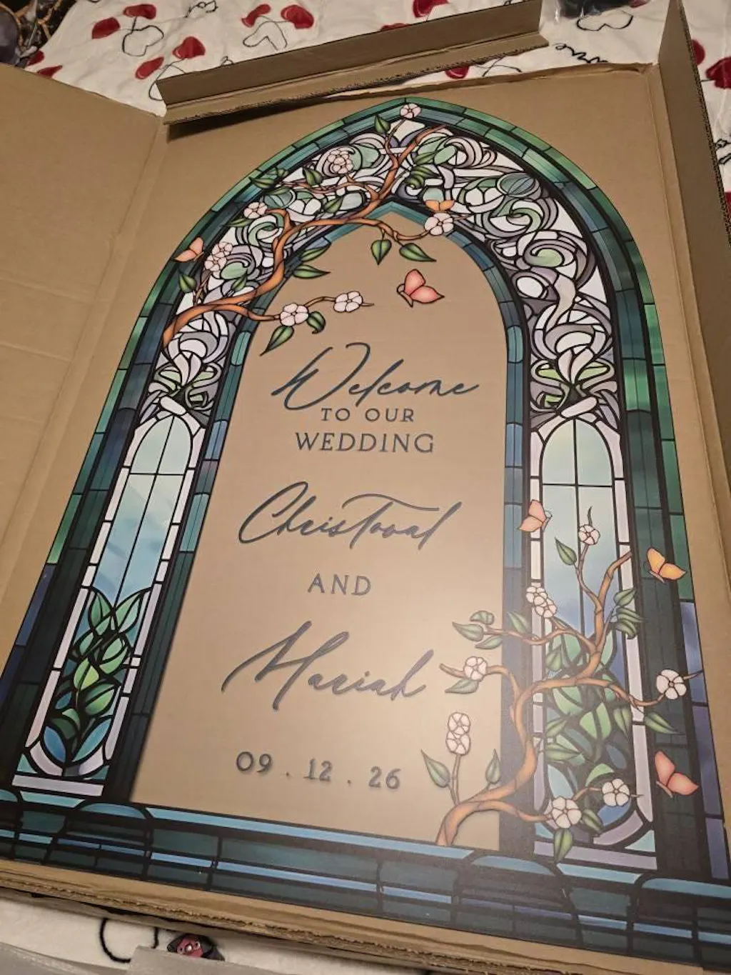 Personalized Wedding Photo Booth Frame