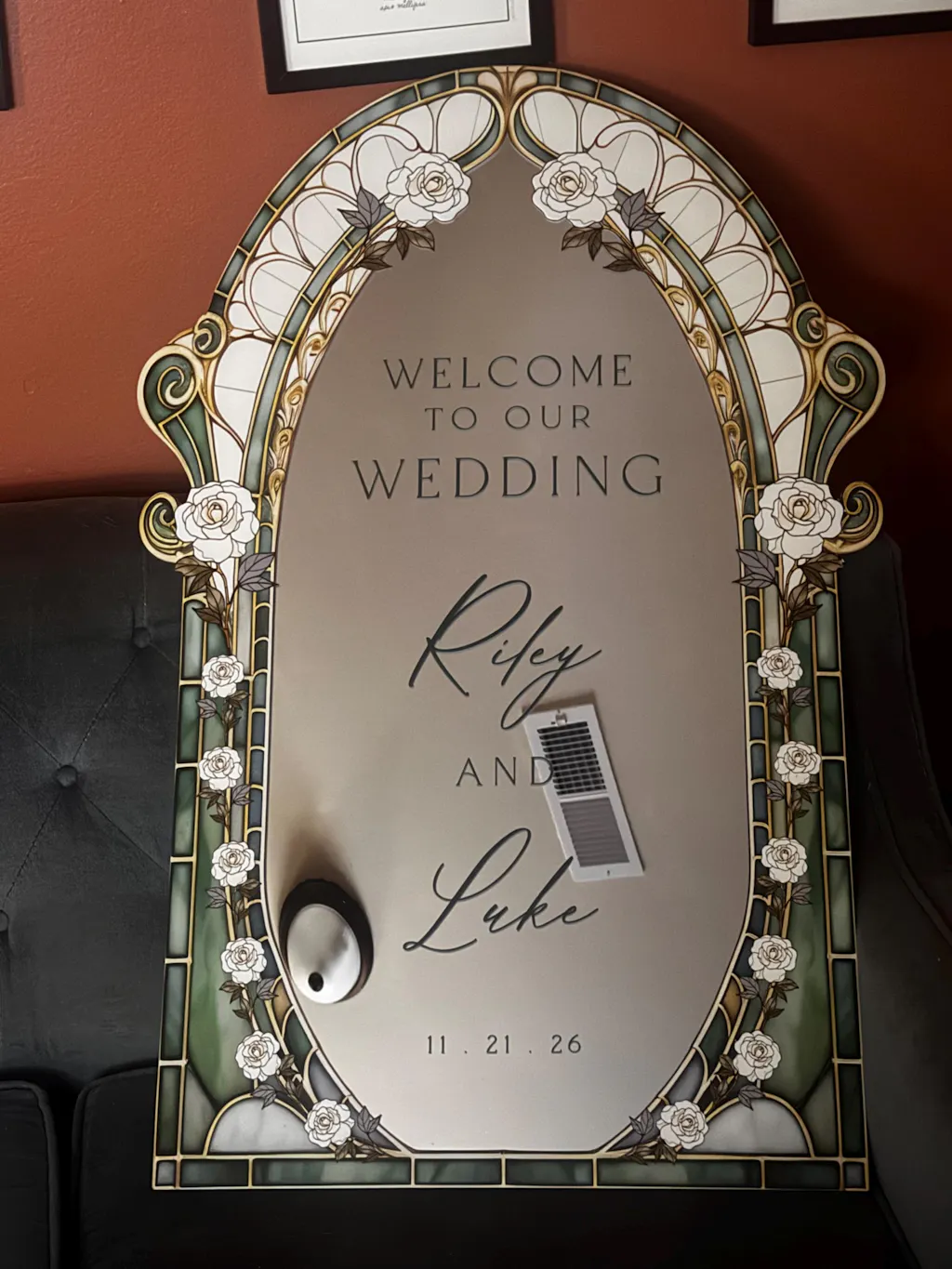 Personalized Wedding Photo Booth Frame