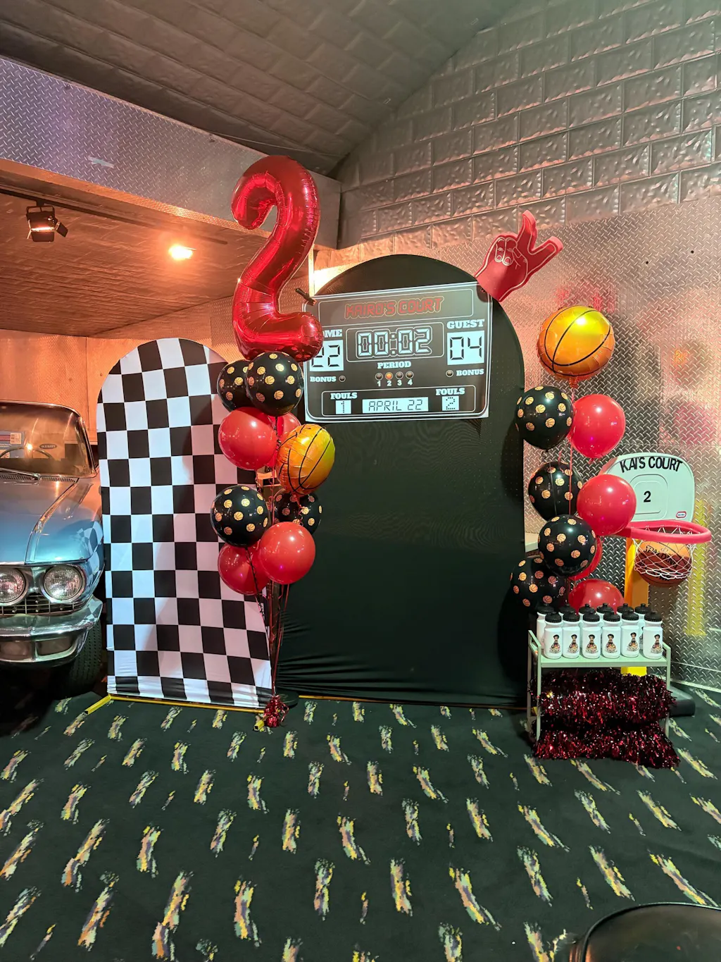 Basketball Birthday Sign, Basketball Birthday Party Sign