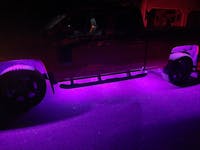 SPELAB RGB LED Rock Lights, 150 LEDs Multicolor Neon Underglow Waterproof Music Lighting Kit with APP & RF Control for Jeep Off Road Truck Car ATV SUV Motorcycle (10 Pods)