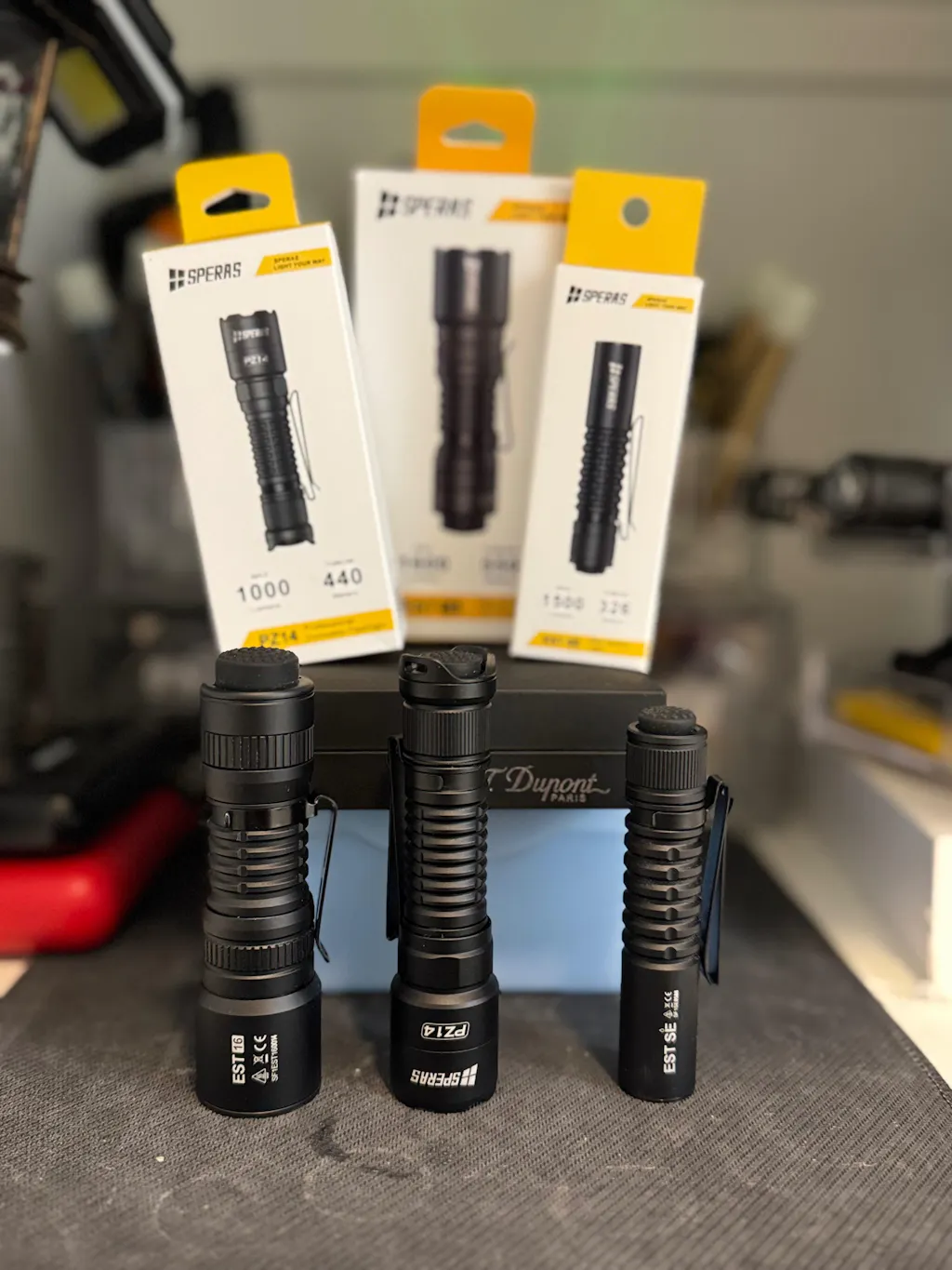 SPERAS EST SE Powerful  EDC Tactical Flashlight 1500lm 322m