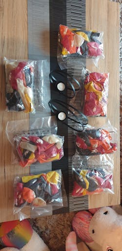 25pcs 14 inch Cattex Crystal balloons looners