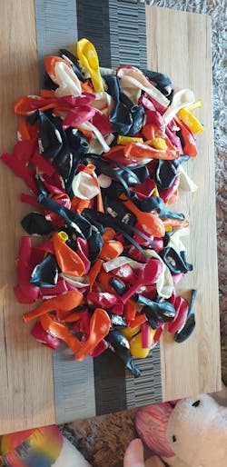 25pcs 14 inch Cattex Crystal balloons looners