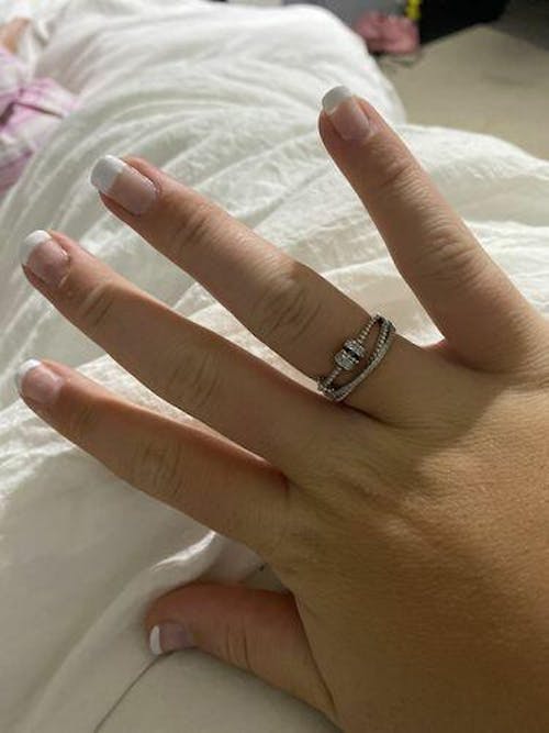 KYLIE Beaded Ring (SILVER)