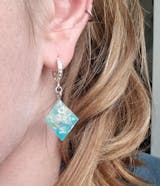 Mermaid's Whisper d8 Earrings (sterling silver)