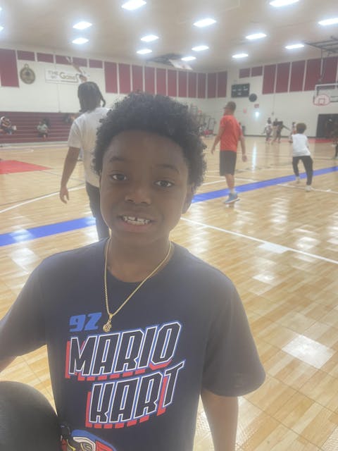 Hand Palming Basketball Pendant and Chain Necklace