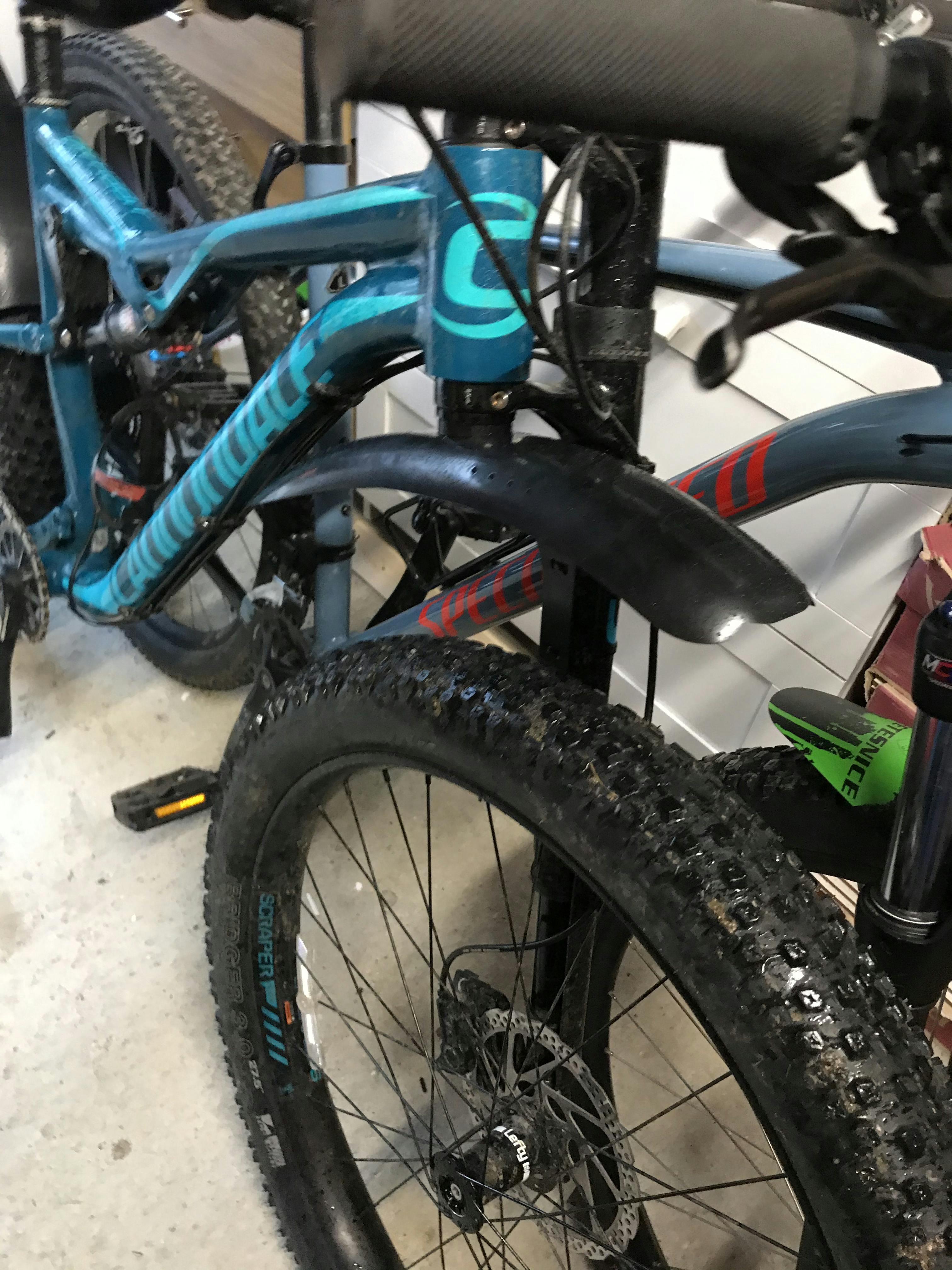 mudguard for lefty fork