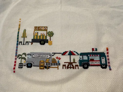 Food Truck Fiesta Stitch-a-Long PDF CHARTS ONLY