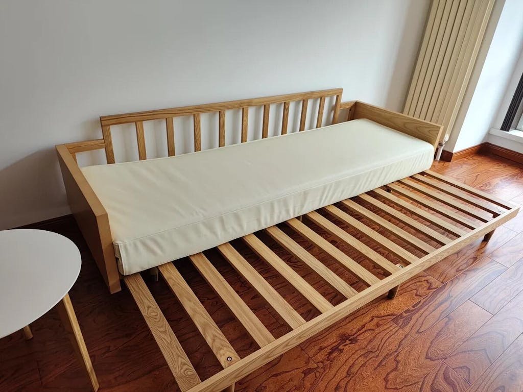 Japandi Solid Wood Frame Sofa Bed – SPS FURNTIURE
