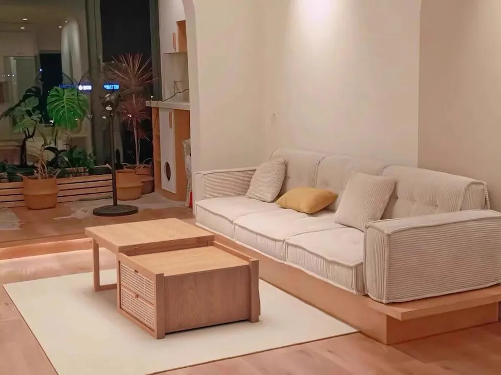 Deformable Combination Coffee Table With 2 Storage Drawers – SPS FURNTIURE
