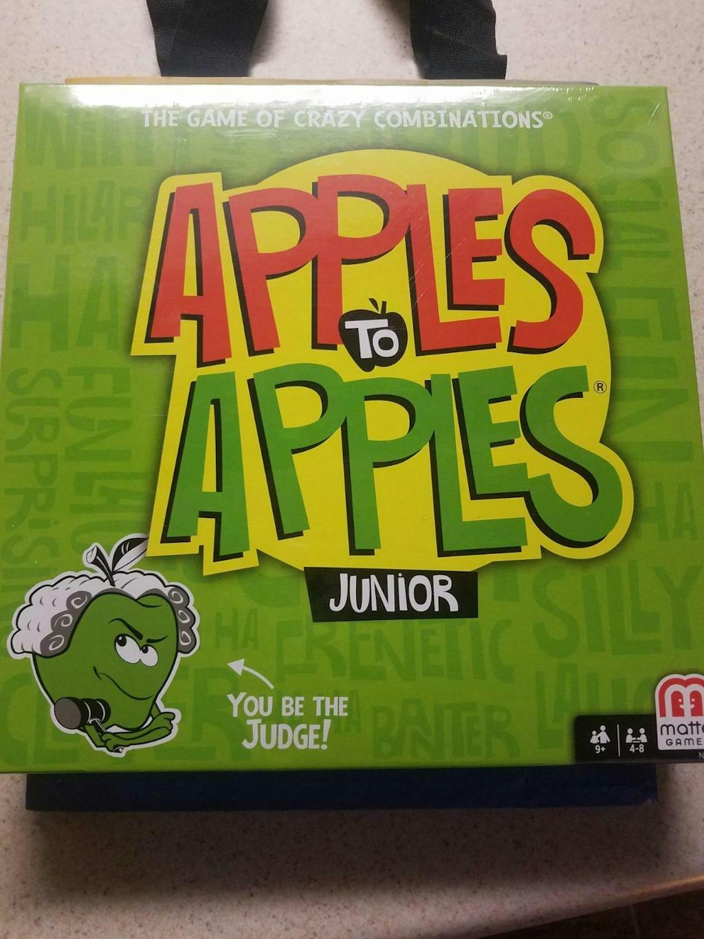 Apples to Apples Junior The Game of Crazy Comparisons Square Imports