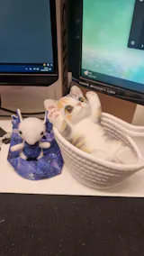 A04:Adorable Calico Squishy Cat Toy