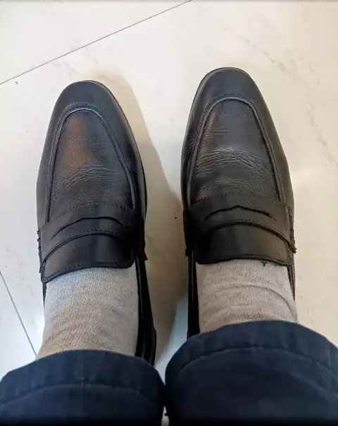 Men Loafers Pure Leather Slip On Shoes