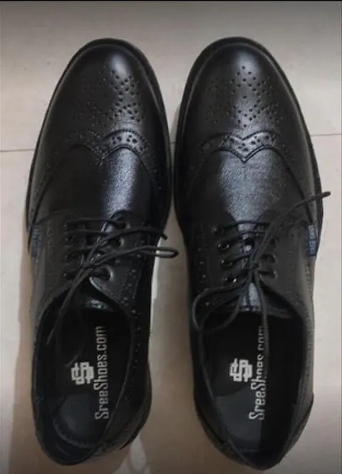 Formal Brogue Pure Leather Shoes For Men