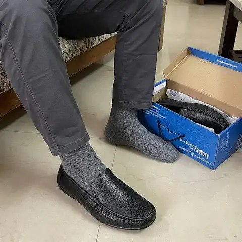 Genuine Leather Loafers for Men Slip On Shoes