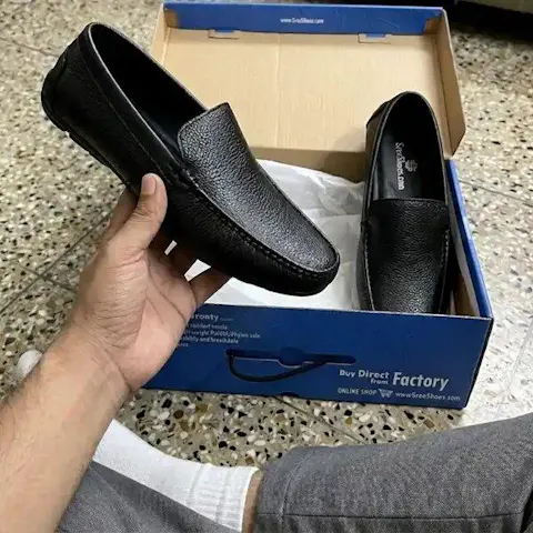 Genuine Leather Loafers for Men Slip On Shoes