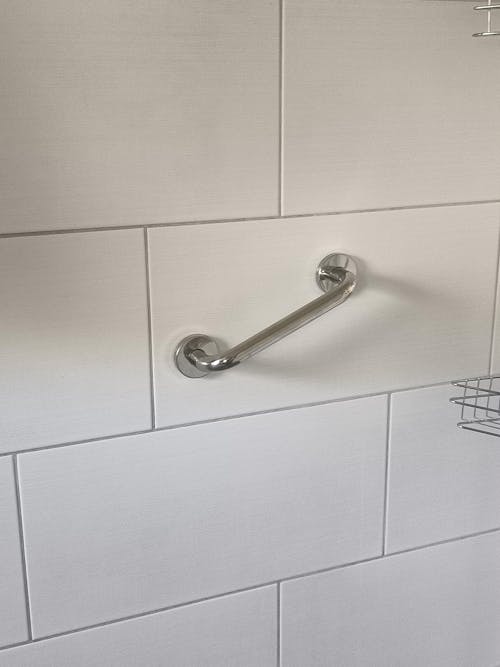 Dusche Haltegriff Ø 25mm aus Edelstahl - hochglanz