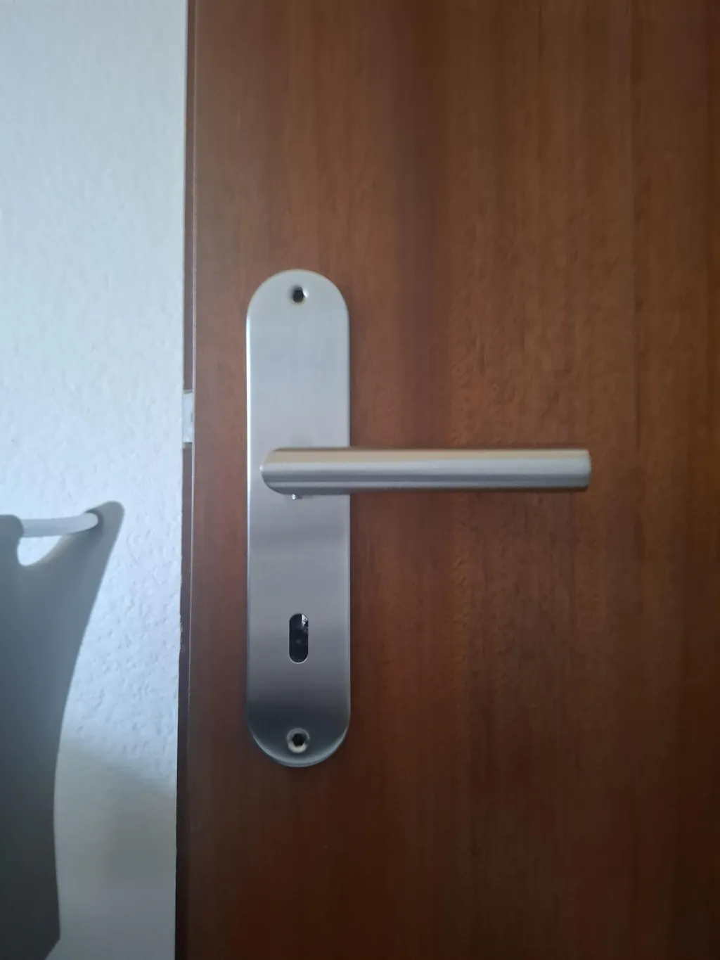 Edelstahl Türklinken Renovierungsgarnitur für Haustüren & Innentüren 240x50mm EMILIA