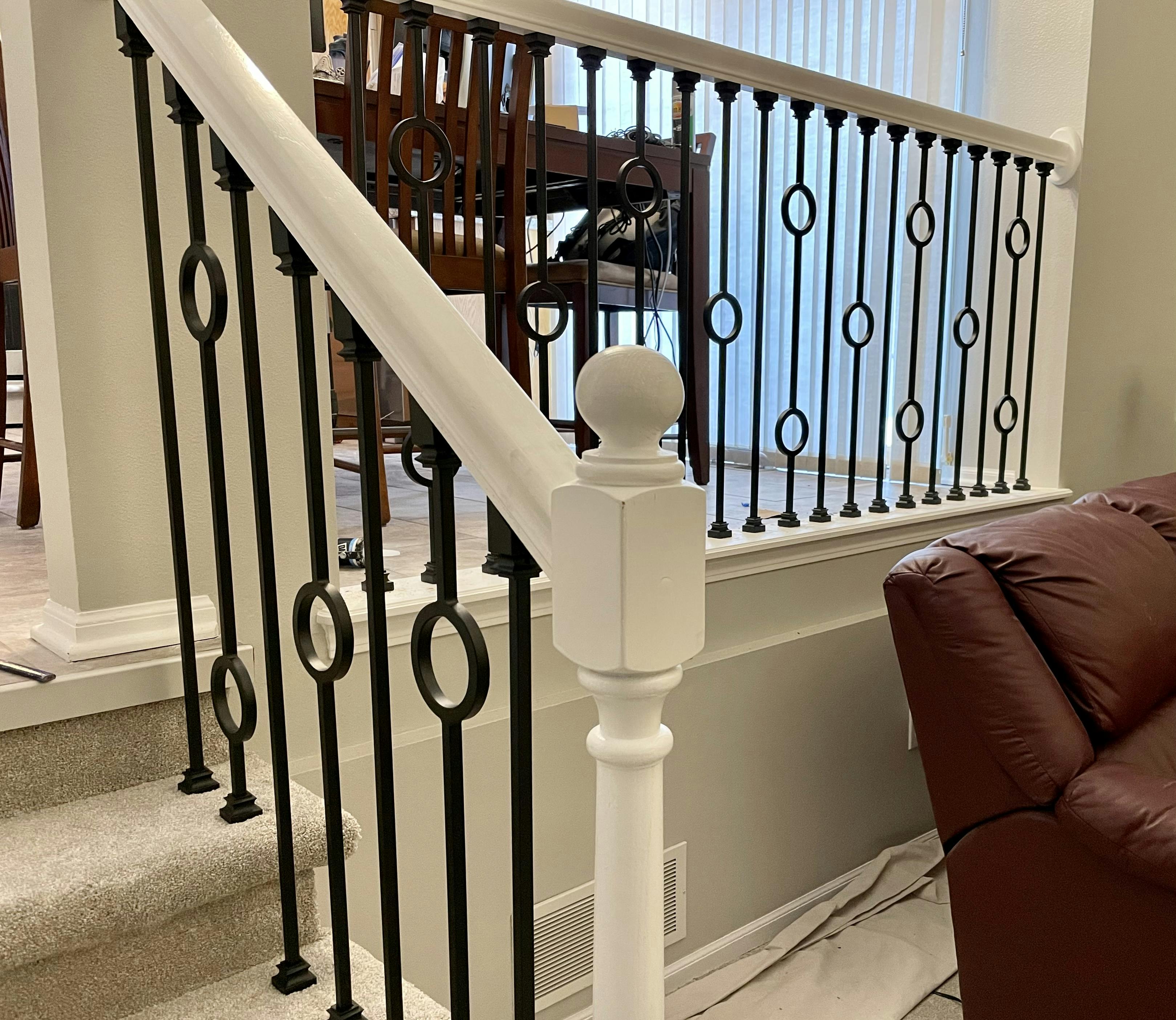 Zip Clip Shoes for 1/2" Hollow Iron Balusters Stair Parts USA