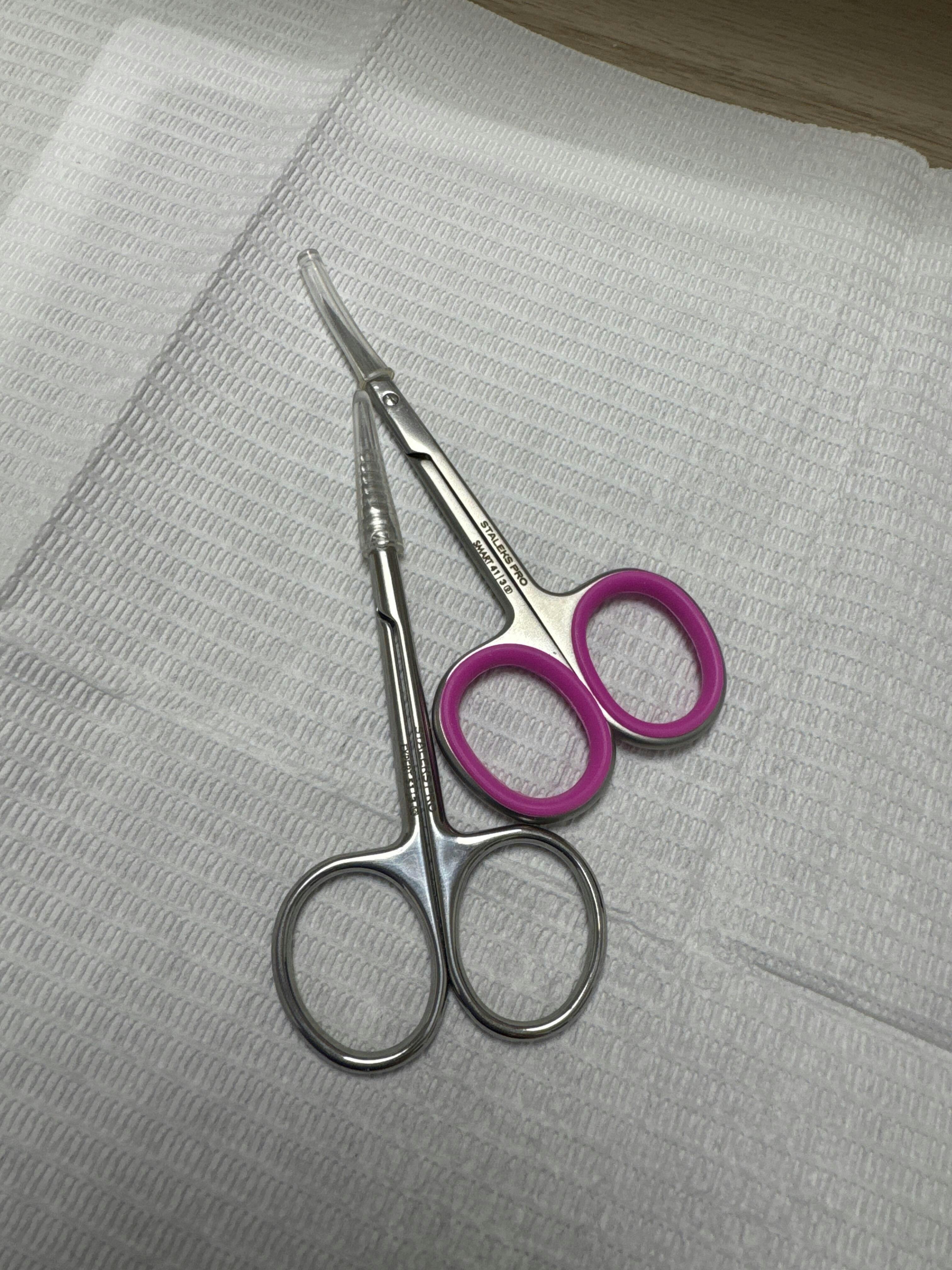 セット割引　エスコフィエ STALEKS EXPERT 51 TYPE 3 Professional cuticle scissors with hook