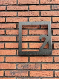 Huisnummerbord AERIAL