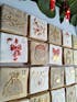 Advent Calendar COMPLETE SET OF 25 Raised Cookie Stamp/Fondant Debossers & Cutter