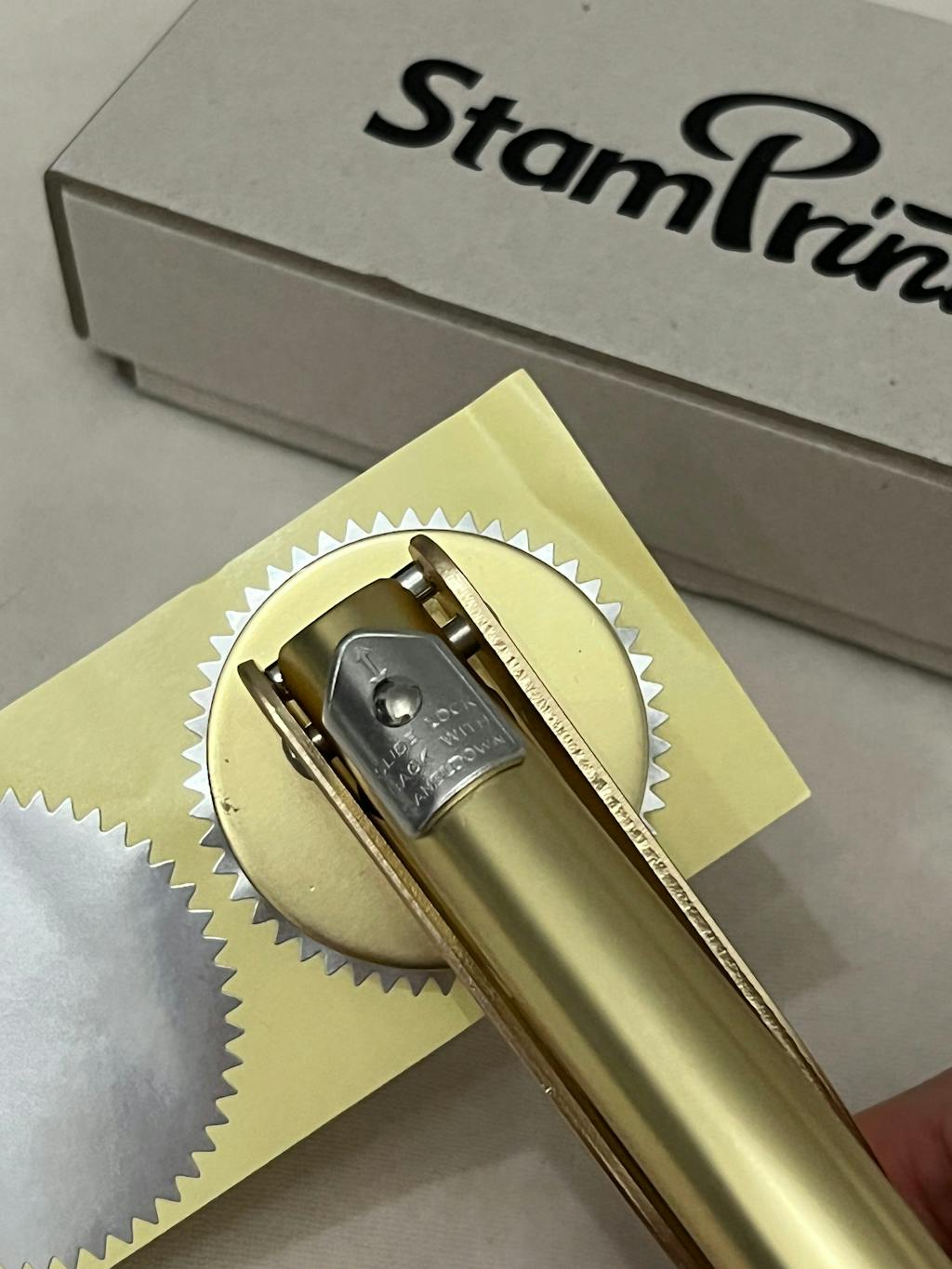 Custom Embosser with Your Logo / Artwork – Official Certification Seal